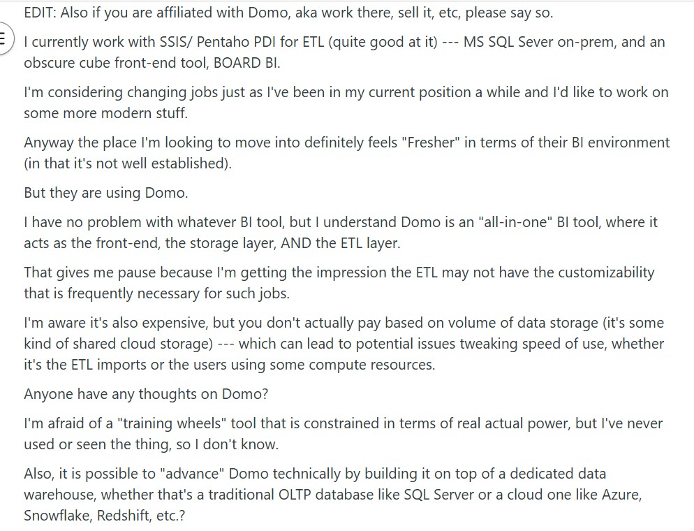 Real User Discussions and Community Feedback on Reddit About Domo AI