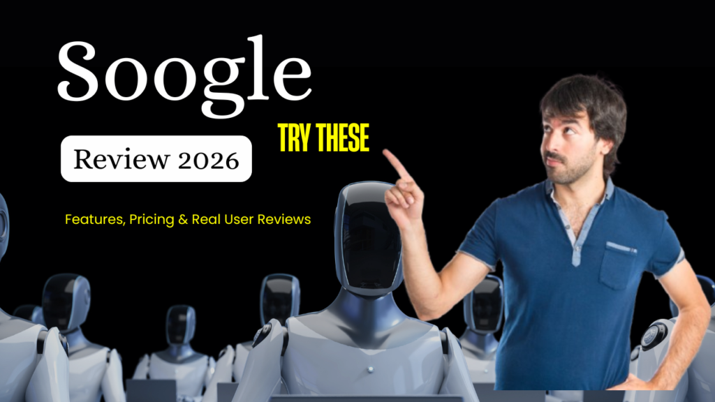 Soogle Review 2026 - Features, Pricing & Real User Reviews