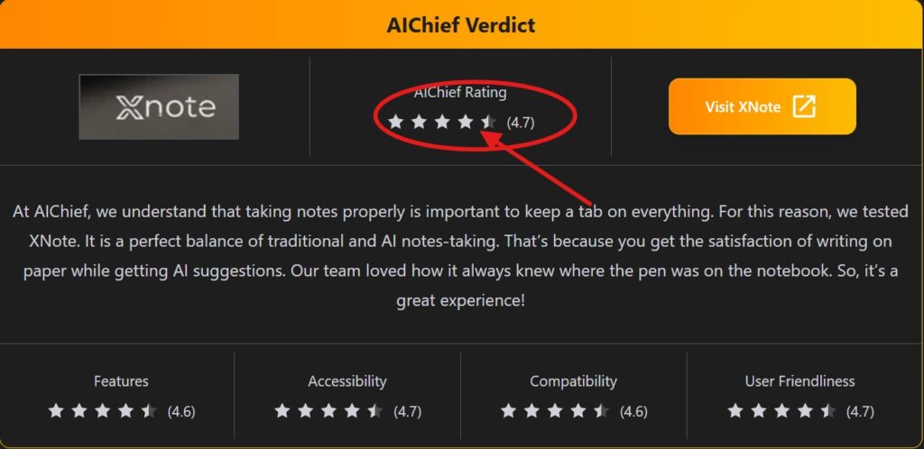 Xnote AI Review from AIChief – Detailed Expert Analysis