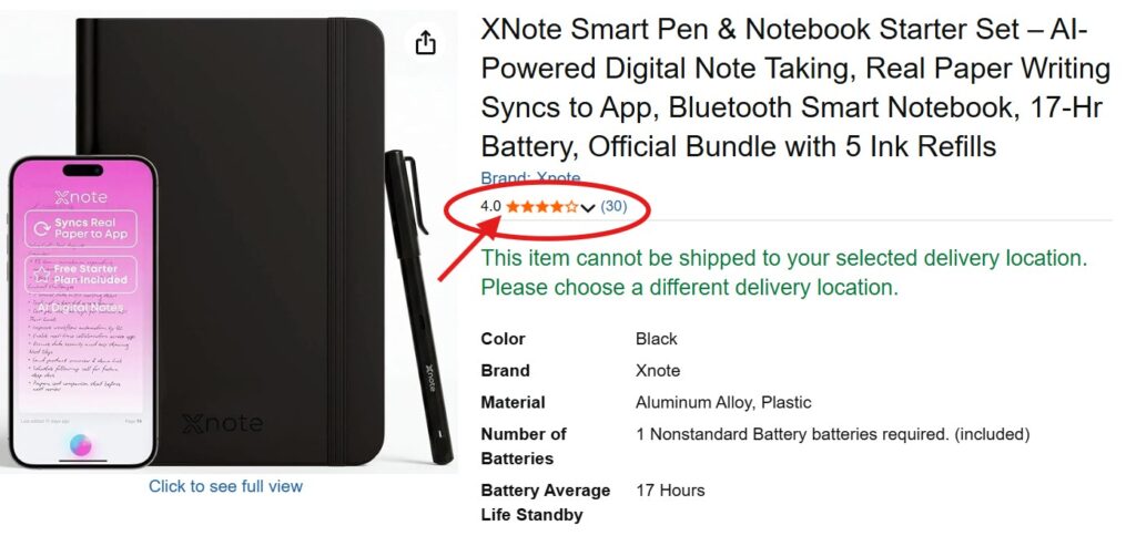 Xnote AI Review Amazon – Buyer Experience