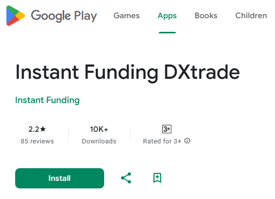 Instant Funding Play Store Rating