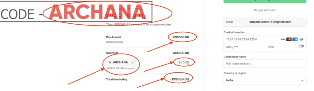 How to Use EasyGen "ARCHANA" to Enjoy 10% Off Across All Plans (Step-by-Step Guide)
