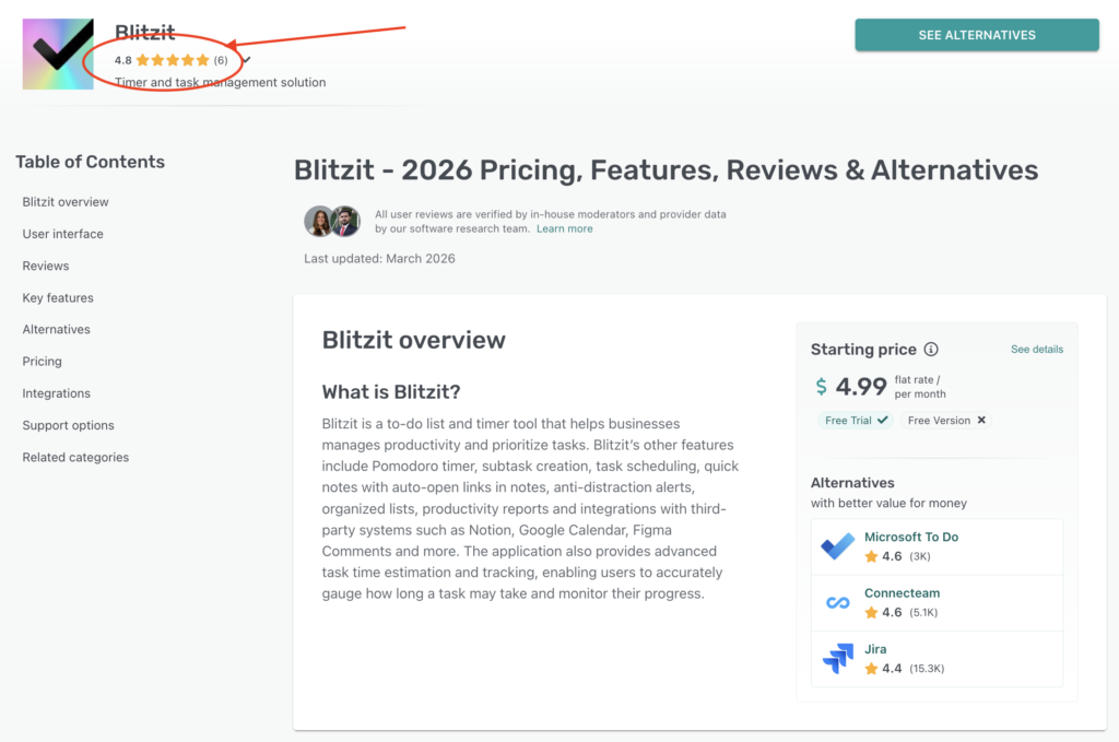 Blitzit GetApp Review 2026: Rating, Pricing & Feature Overview