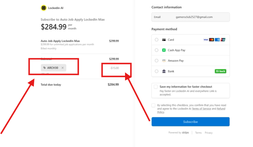 How to Use LockedIn AI Promo Code "ARCH30"