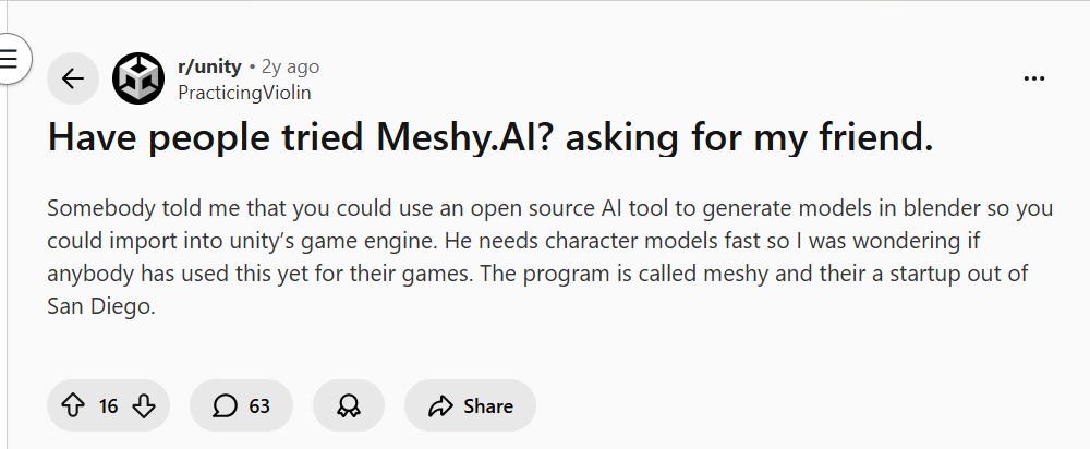 Meshy.ai Reddit Review 2026: Community Discussion, Pros & Real User Opinions