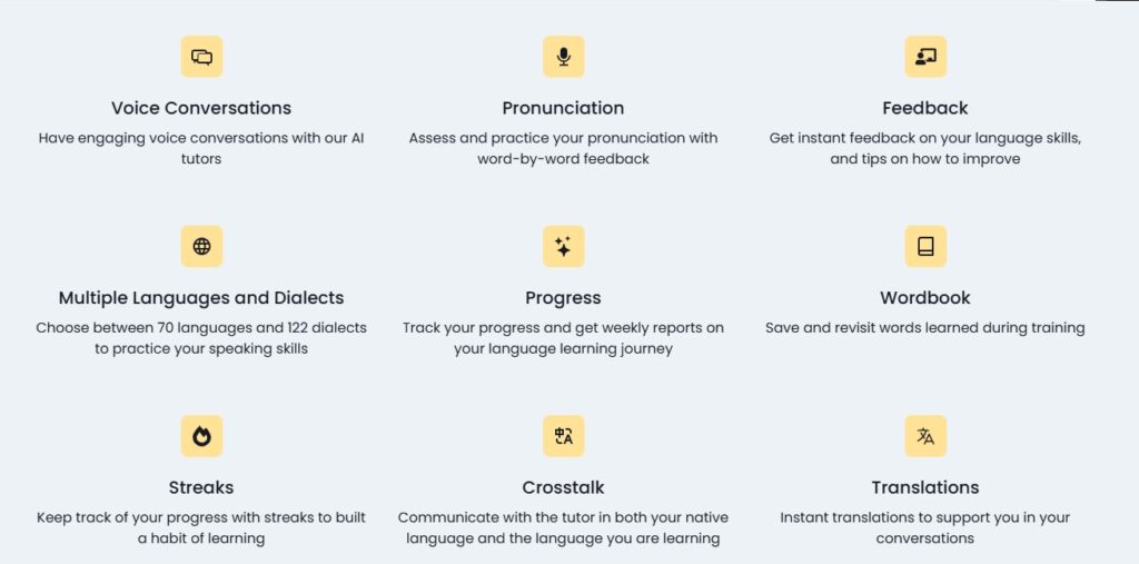 Core Features of Talkio.ai