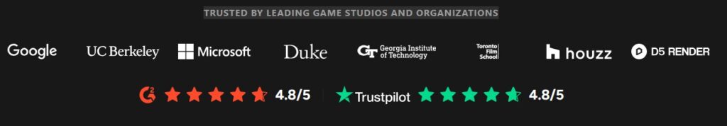 Trusted by Leading Game Studios and Organizations