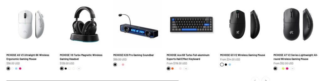 Latest Mchose Launches & Trending Products