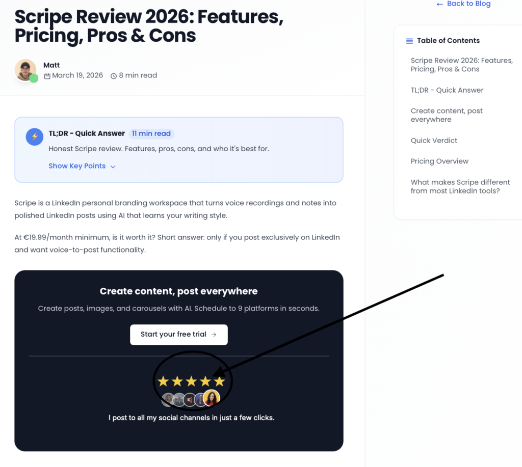 Scripe AI Features Overview – Content Creation & Multi-Platform Posting