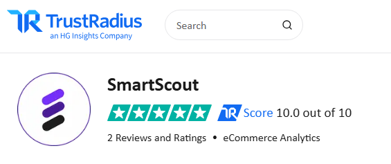 SmartScout TrustRadius Score