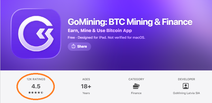 GoMining iOS App Review