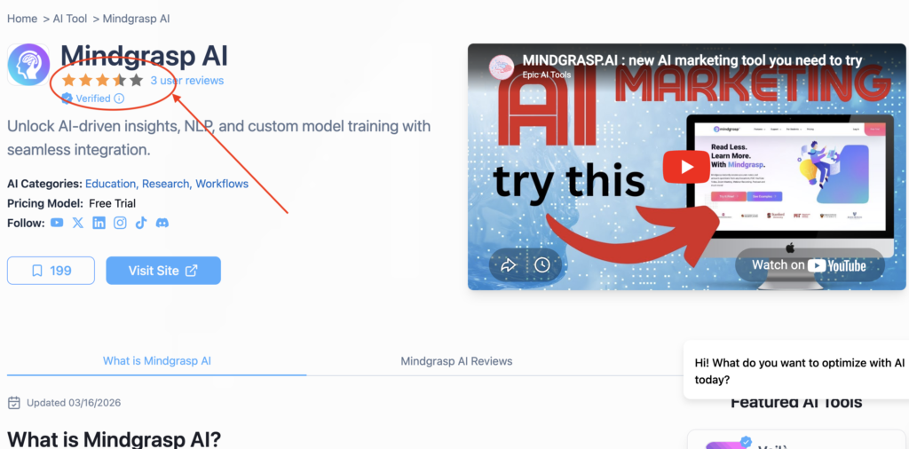 Mindgrasp AI Futurepedia Review – Expert Rating & Insights