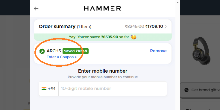Hammer Coupon Code