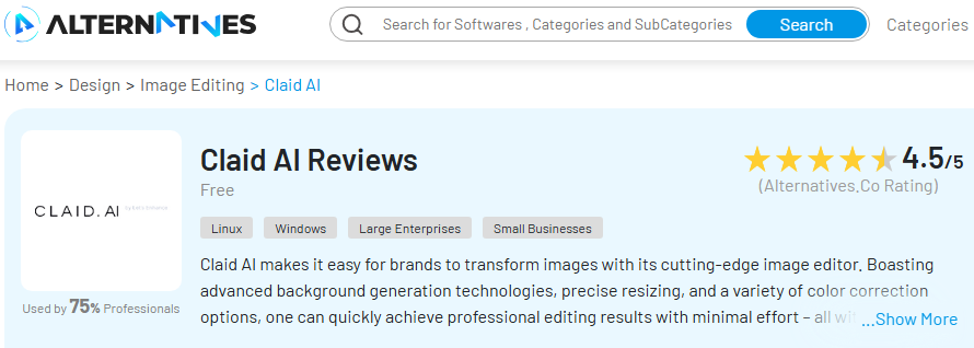 Claid AI Alternatives Reviews