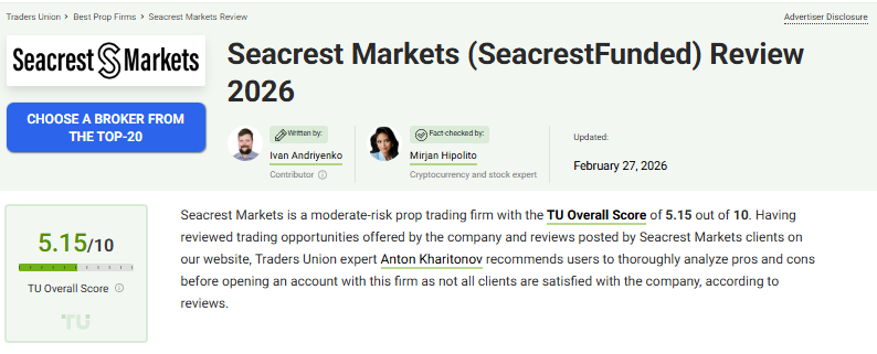 Seacrest Markets Traders Union Review