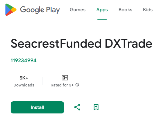 Seacrest Funded Play Store Review