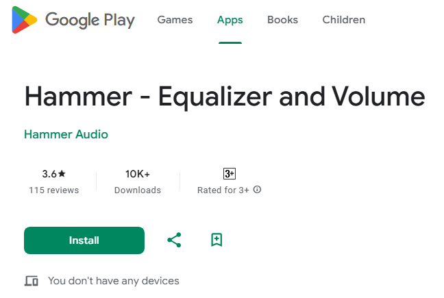 Hammer App Play Store Review