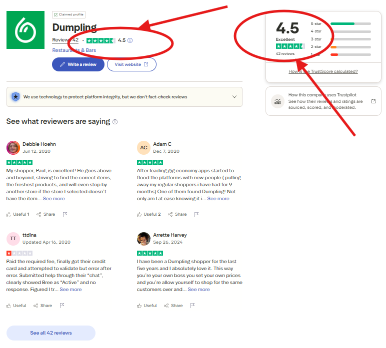 Dumpling AI Trustpilot Reviews – Real User Feedback Analysis
