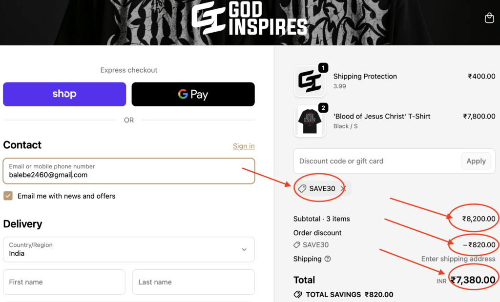 How to Use the God Inspires Promo Code “SAVE30” to Get 10% Off (Step-by-Step Guide)