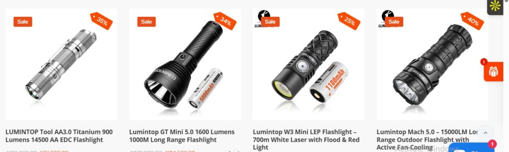 Popular Lumintop Flashlight Categories You Should Know