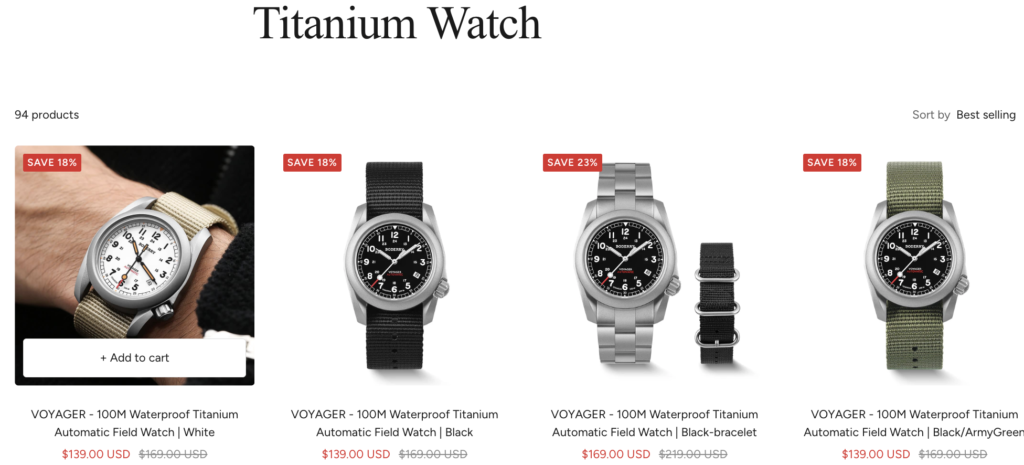 Boddery Titanium Watch Quality Test