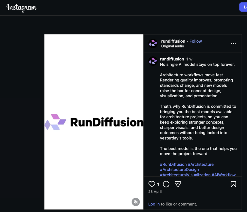 RunDiffusion’s Instagram Highlights Advanced AI Rendering & Creative Workflows