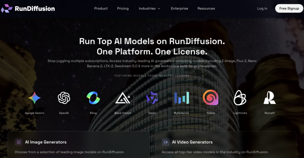 What is RunDiffusion?
