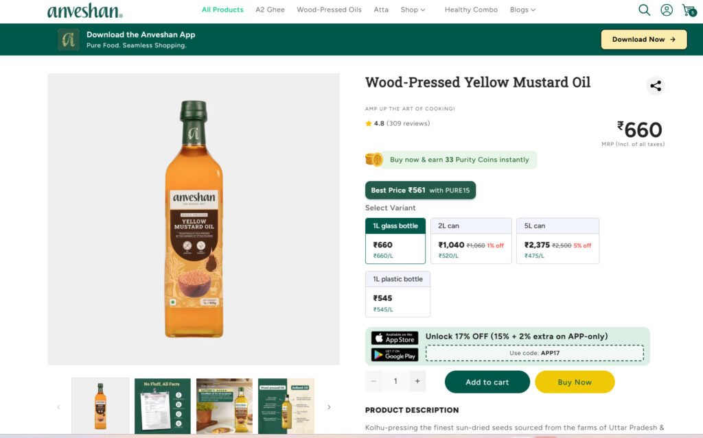 Detailed Review of Cold Pressed Oils
