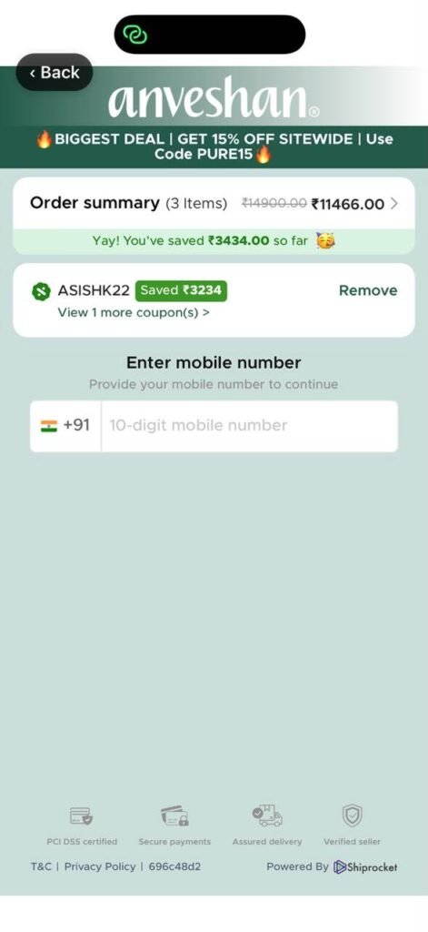 How to Use Anveshan Coupon Code